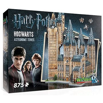Wrebbit 3D puzzle Harry Potter: Bradavice, Astronomická věž 875 dílků (665541020155)