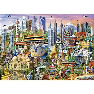 Educa Puzzle Divy Asie 1500 dílků (8412668179790)