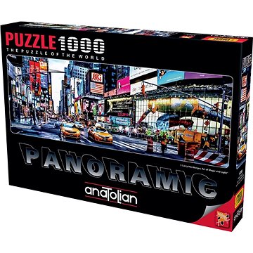 Anatolian Panoramatické puzzle Times Square 1000 dílků (8698543110595)