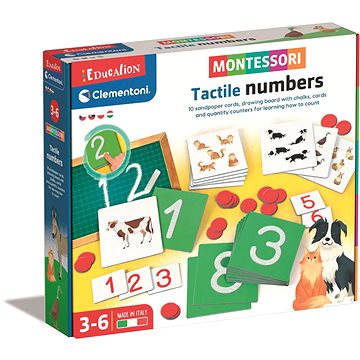 Montessori Hra Tactile Numbers (8005125502233)