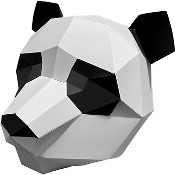 PolyPaper - 3D Papírová maska - Panda (617669445303)