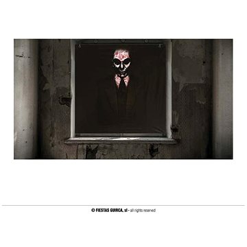 Guirca Plakát do okna - mrtvý muž, 45 × 45 cm, 2ks (GUI26661)