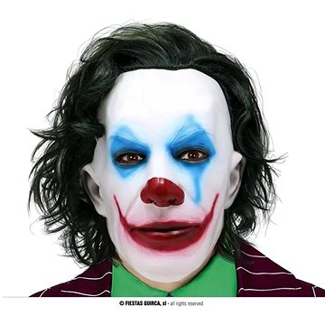 Guirca Maska na Halloween s vlasy, The Joker (GUI2953)