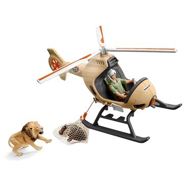 Schleich Záchranný vrtulník pro zvířata 42476 (4059433573601)