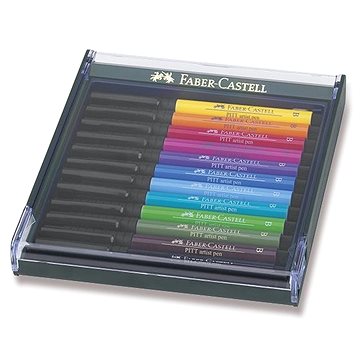 FABER-CASTELL Pitt Artist Pen Brush 12 barev (4005402674213)