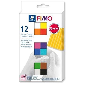 Fimo soft sada 12 barev Basic (4007817053409)