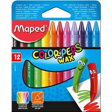 Maped Color Peps Wax, 12 barev (3154148610113)