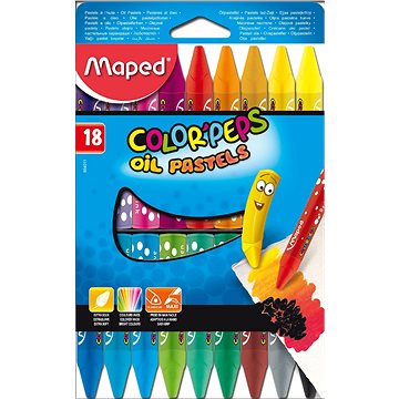 MAPED Color Peps Oil Pastels 18 barev (3154148640110)