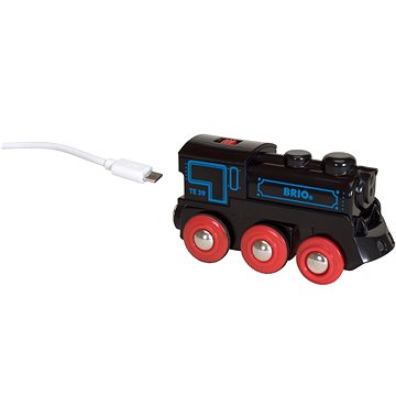 Brio World 33599 Dobíjecí lokomovita s USB kabelem (7312350335996)