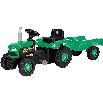 Dolu Traktor šlapací s vlečkou, zelený (8690089080530)