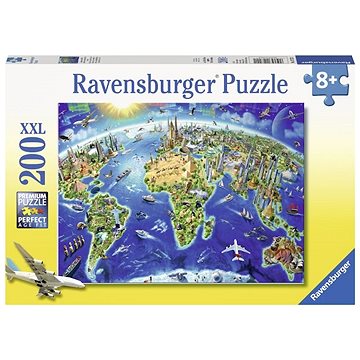 Ravensburger 127221 Velká mapa světa (4005556127221)