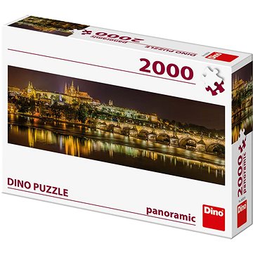Mosh  - Puzzle Karlov most v noci 2000 panoramic Dino