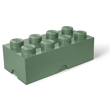 LEGO úložný box 250 x 500 x 180 mm - army zelená (5711938029630)
