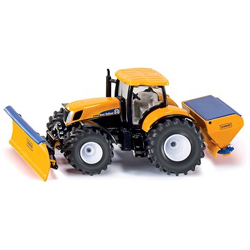 Siku Super - Traktor s přední radlicí a sypačem soli (4006874029402)