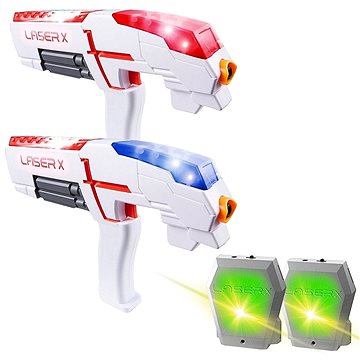 Laser-X Pistole s infračervenými paprsky – dvojitá sada (5908273025872)