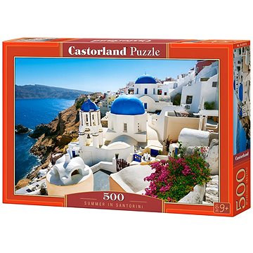 CASTORLAND Puzzle Summer Santorini 500 dílků (5904438053575)