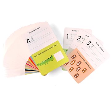 Mideer smývatelné kartičky s fixou - anglické číslice (6936352510314)