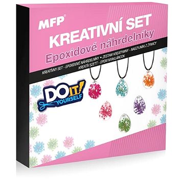 Kreativní set - epoxidové náhrdelníky kapky (8595138513253)