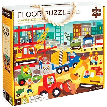 Petit Collage Podlahové puzzle stavba ve městě (736313543308)