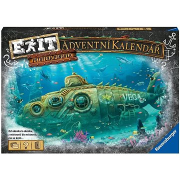 Ravensburger Kreativní a výtvarné hračky 200771 EXIT Adventní kalendář Ponorka CZ (4005556200771)