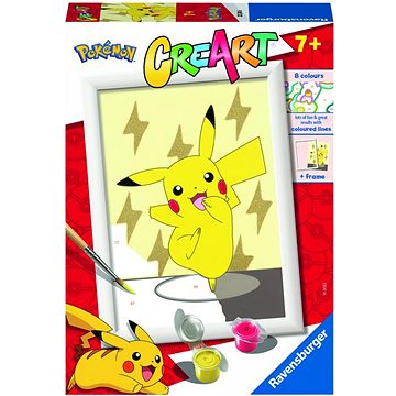 Ravensburger Kreativní a výtvarné hračky 202430 CreArt Pokémon Pikachu (4005556202430)