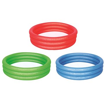 Nafukovací bazén - mix barev - 3 komory - 122 x 25 cm (6942138915655)
