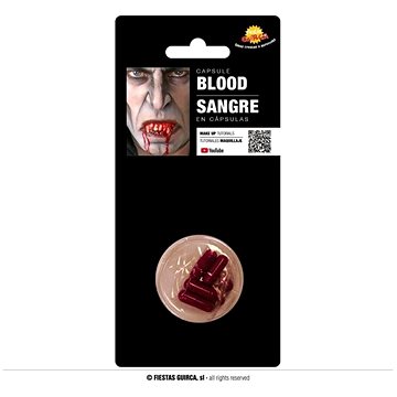 Krevní kapsle - halloween - 6 ks (8434077150450)
