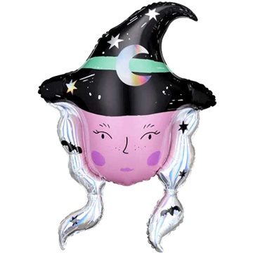 Foliový balónek klobouk - halloween - čarodějnice - 60 cm (5904555005822)