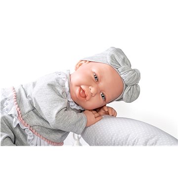 Antonio Juan 33228 Carla - realistická panenka miminko s měkkým látkovým tělem - 42 cm (8435083633289)