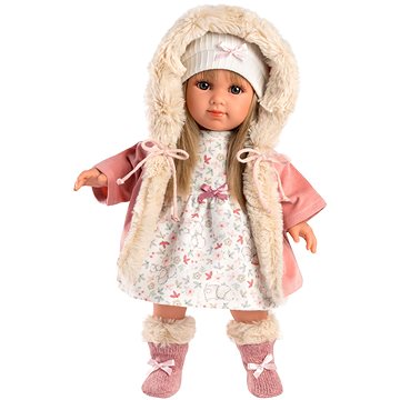 Llorens 53541 Elena - realistická panenka s měkkým látkovým tělem - 35 cm (8426265535415)