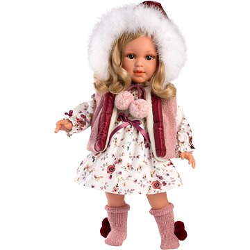 Llorens 54037 Lucia - realistická panenka s měkkým látkovým tělem - 40 cm (8426265540372)