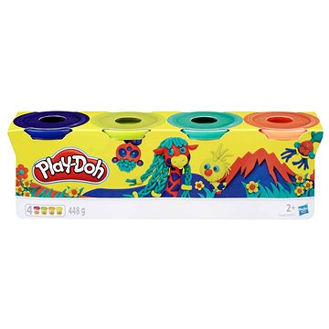 Play-Doh modelína 4 kelímky Wild (5010993558957)
