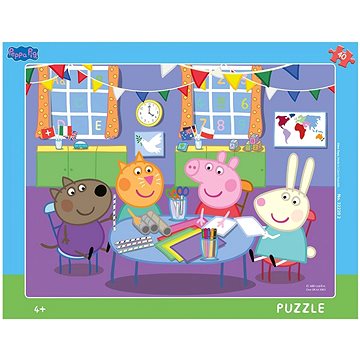 Dino Peppa pig: ve školce 40 deskové puzzle (8590878322202)