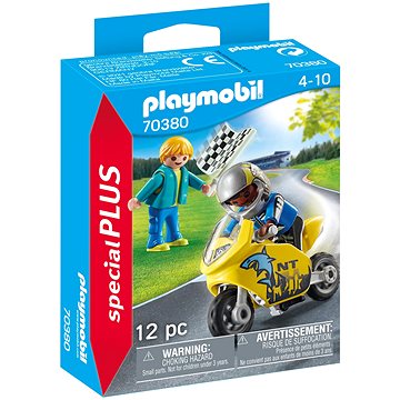 Playmobil 70380 Chlapci se závodní motorkou (4008789703804)