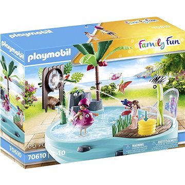 Playmobil 70610 Zábavný bazén s vodní stříkačkou (4008789706102)