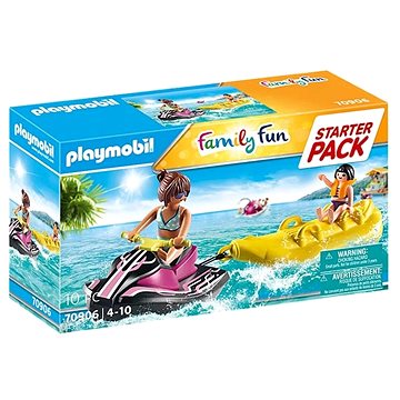 Playmobil 70906 Starter Pack Vodní skútr s banánovým člunem (4008789709066)