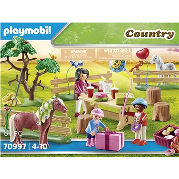 Playmobil 70997 Oslava narozenin na farmě s poníky (4008789709974)