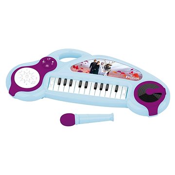 Lexibook Zábavné elektronické klávesy Disney Frozen s mikrofonem - 22 kláves (3380743095639)
