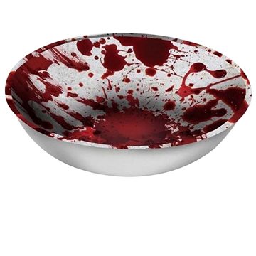 Plastová miska krvavé otisky 27 cm