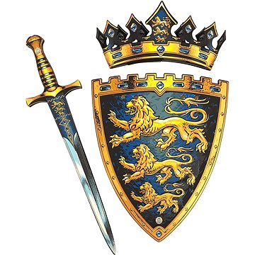 Liontouch Trojitý lev Královský set - Meč štít a Koruna (5707307291104)