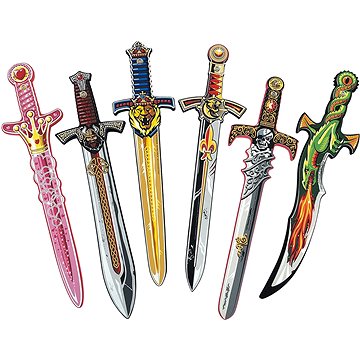 Liontouch Set mečů (šest typů) - Fantasy, Král, Princ, Princezna, Pirát a Viking (5707307296079)