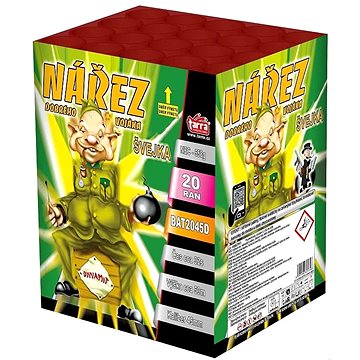 Ohňostroj - Baterie výmetnic nářez dobrého vojáka švejka 20 ran 