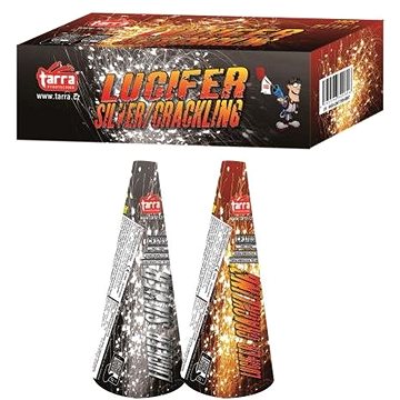 Fontány lucifer silver / crackling - 2 ks 