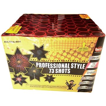 Ohňostroj - Baterie výmetnic professional style box 73 ran (8595596321230)