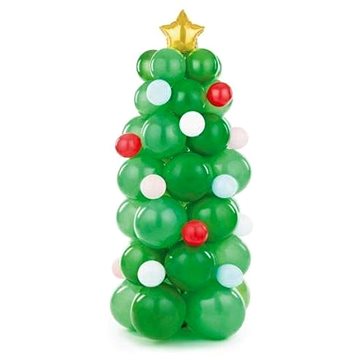 Sada balónků - Vánoční stromeček - 65 ks - 65x161 cm (5904555007208)