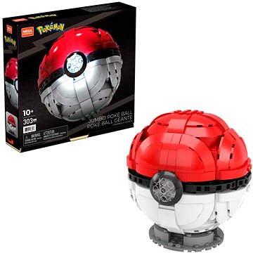 Mega Construx Pokémon svítící Jumbo Poké Ball (887961987393)