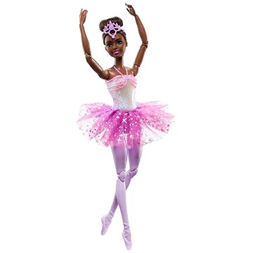 Barbie Svítící Magická Baletka S Fialovou Sukní (194735112043)