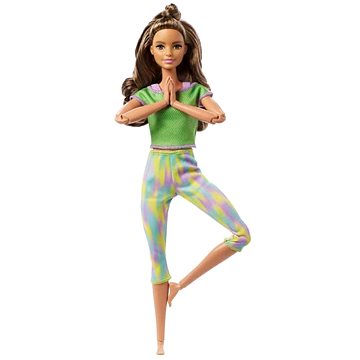 Barbie V Pohybu - Brunetka V Zeleném (887961954968)