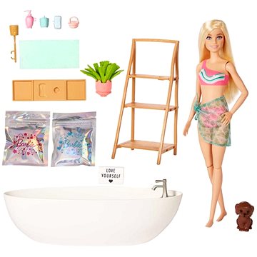 Barbie Panenka A Koupel S Mýdlovými Konfetami Blondýnka (194735108220)