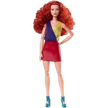 Barbie Looks Rusovláska V Červené Sukni (194735096954)